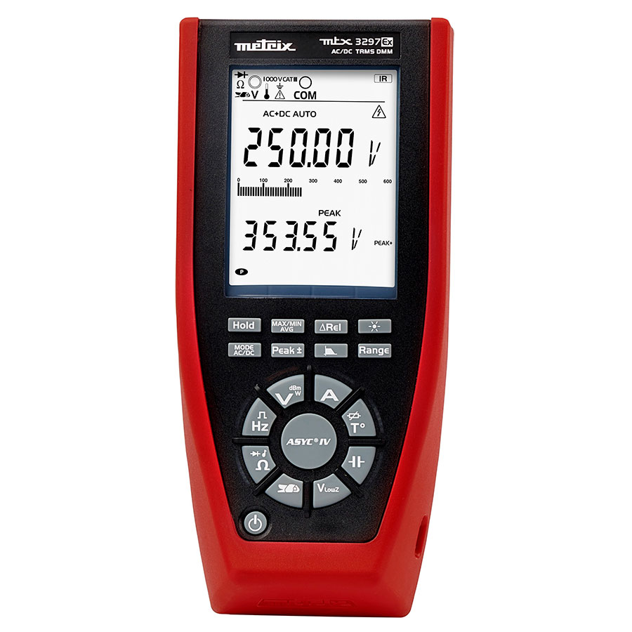 Metrix MTX3297EX - Multímetro Digital ATEX: La Solución para Medición en Atmósferas Explosivas