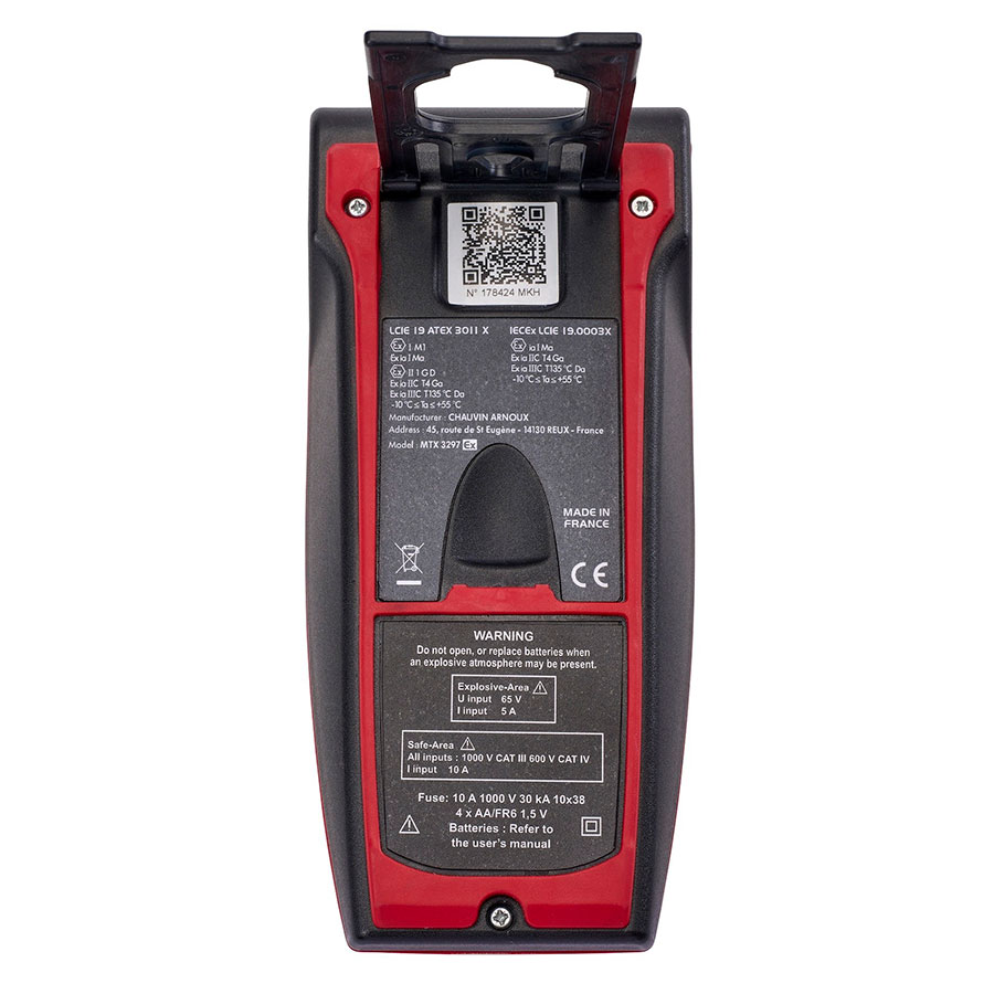 Metrix MTX3297EX - Multímetro Digital ATEX: La Solución para Medición en Atmósferas Explosivas