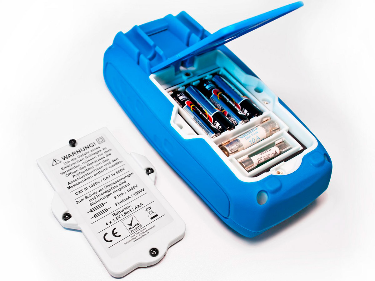 PeakTech P 3444 - Multímetro Digital - 1000 Vca/Vcc - TrueRMS - 6000 Contas - IP67 - Teclas de Função Iluminadas