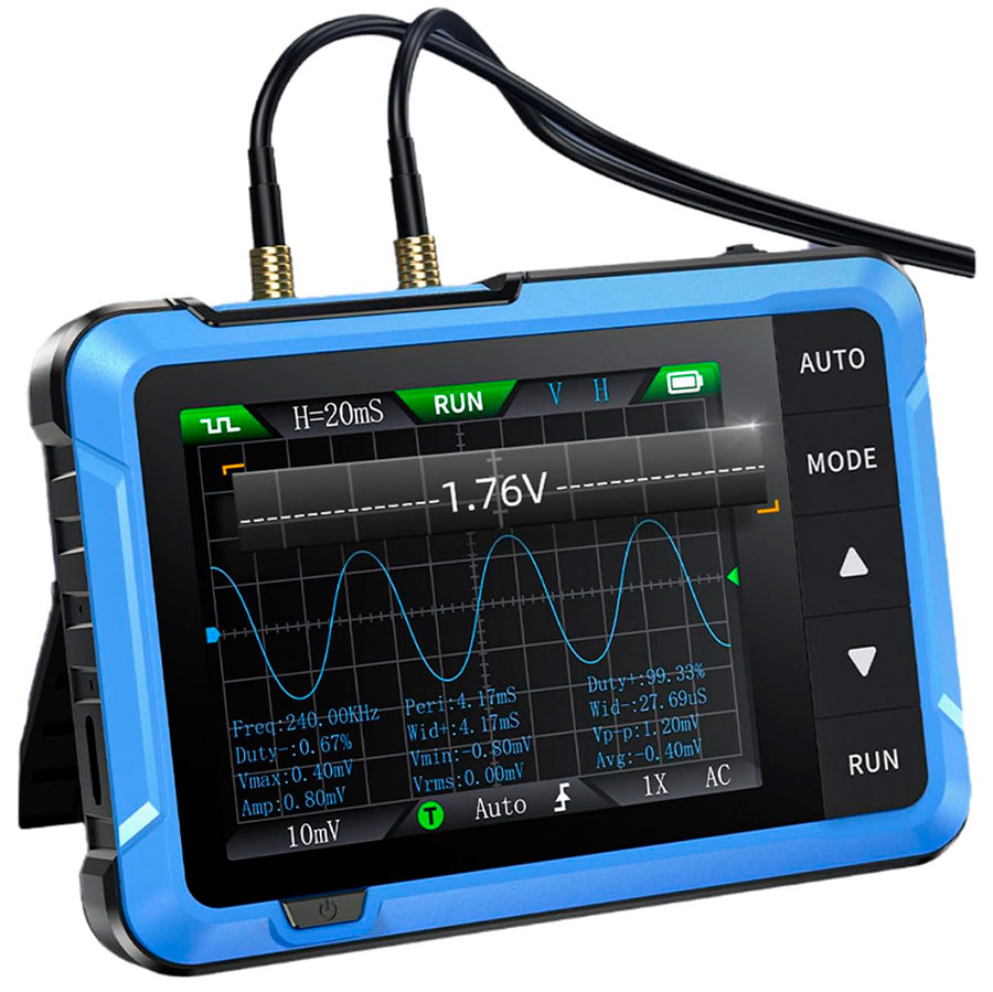 FNIRSi DSO-510 - Osciloscopio Digital 10 MHz con Generador de funciones