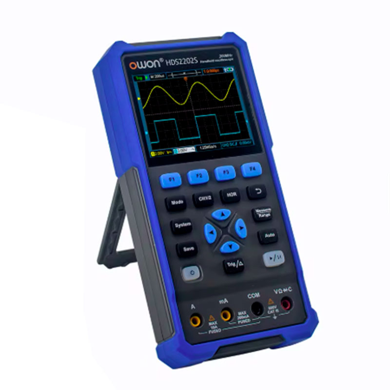 Owon HDS200 Series - Oscilloscope 2 voies 200 MHz avec multimètre et générateur - HDS2202S