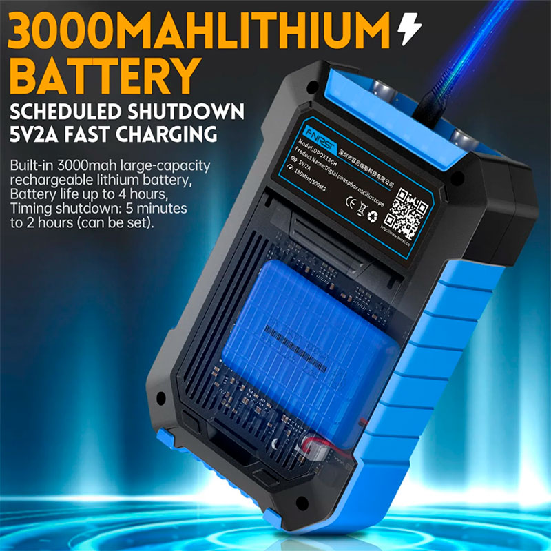 FNIRSi DPOX180H - 180MHz 500MS/s handheld oscilloscope with signal generator