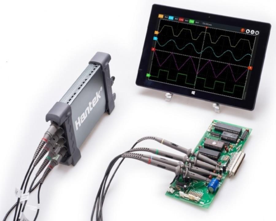 Hantek 6074BC - 4-channel oscilloscope 70 Mhz 1GSa/s - USB
