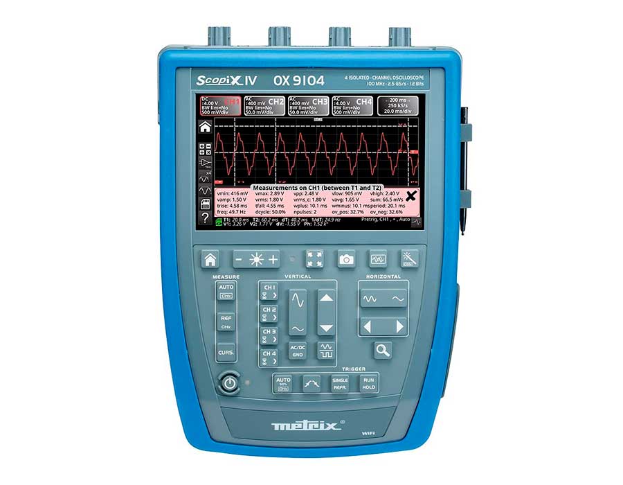 Metrix OX9104 - 4 Isolated Channels Oscilloscope 100 MHz