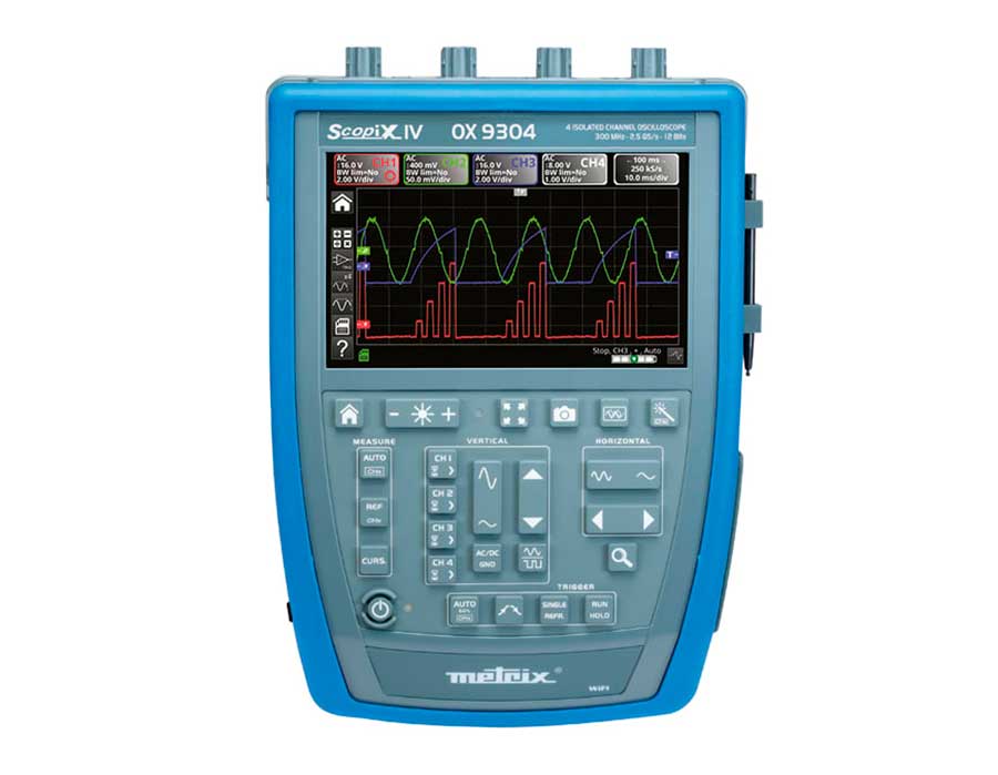 Metrix OX9304 - 4 Isolated Channels Oscilloscope 300 MHz