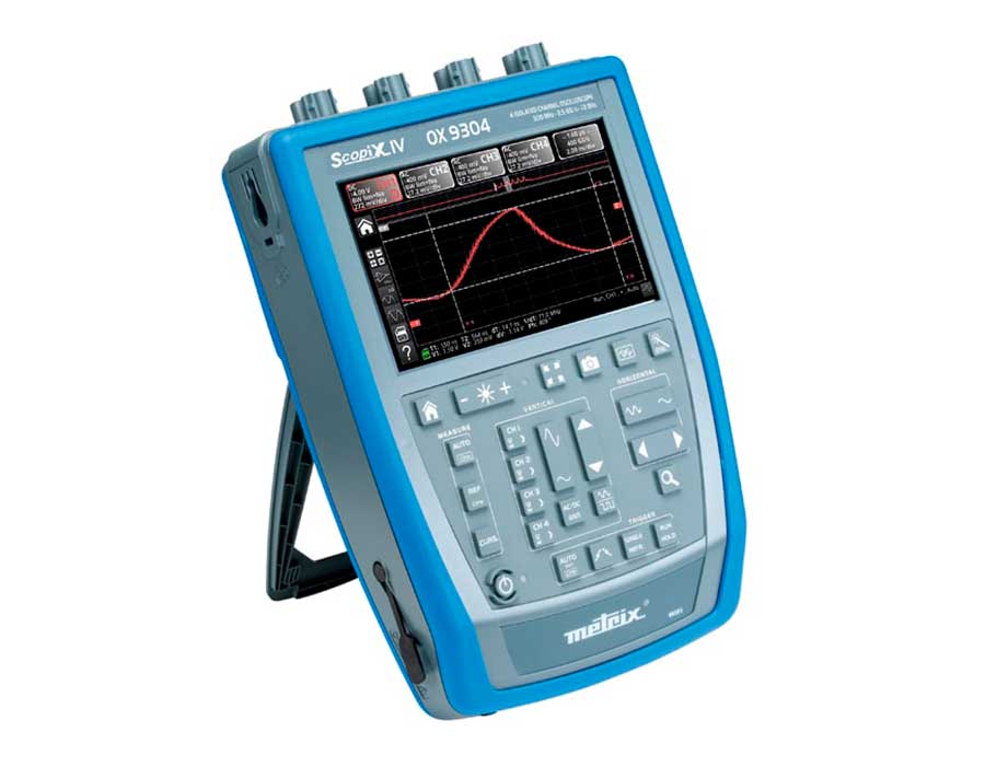 Metrix OX9304 - 4 Canais Isolados Osciloscópio 300 MHz