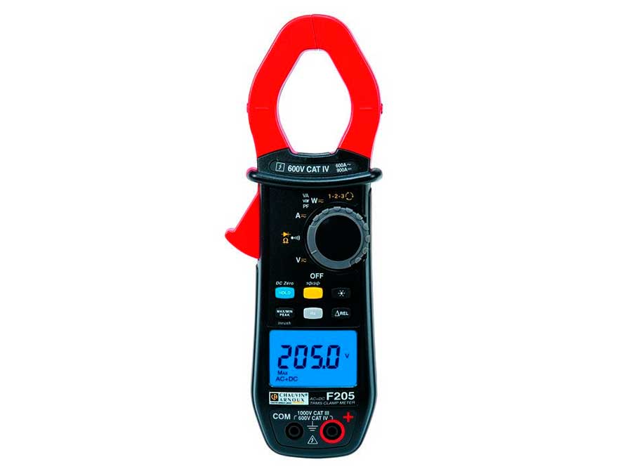 Chauvin Arnoux F205 + CA702 - Digital Wattmetric Clamp Meter with CATIV Multimeter as a gift - P01120925 + P01191739Z