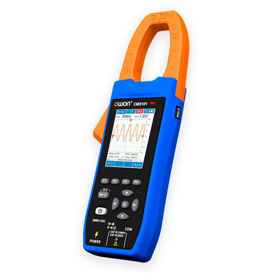 Owon CMS101 - Pinza Amperimétrica digital con Osciloscopio - True RMS  - Datalogger (Registrador)