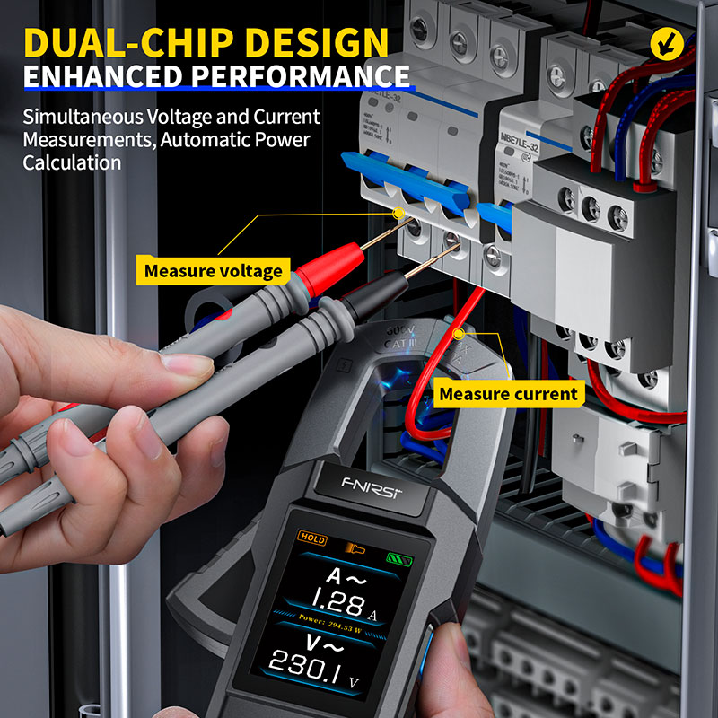FNIRSi DMC-100 - Pinça Amperimétrica Digital TRMS