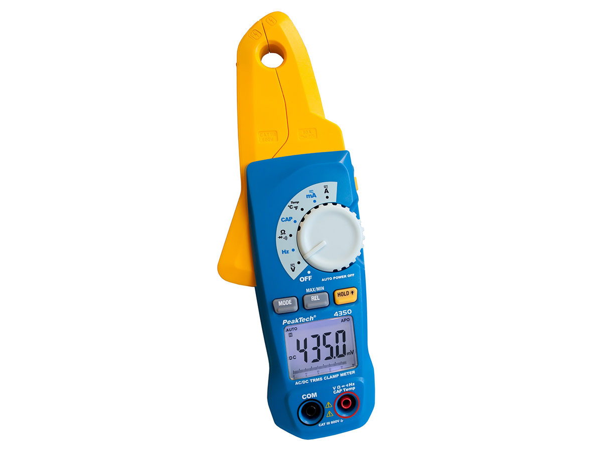 PeakTech P 4350 - Pince Ampèremétrique - Résolution 1 mA - True RMS - 4000 Points