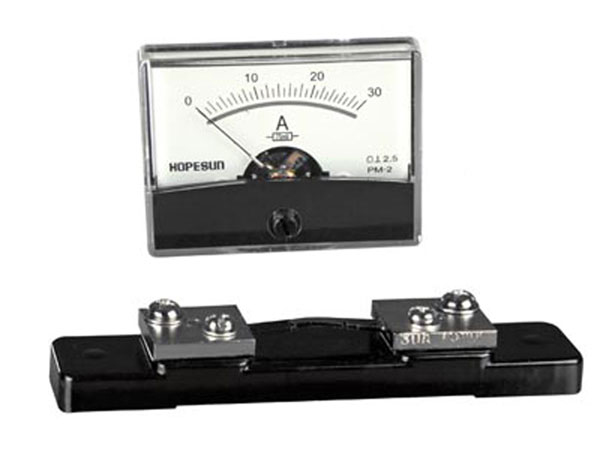 Amperemètre Analogique de Tableau 60 x 47 mm - 30 A cc - AIM6030A