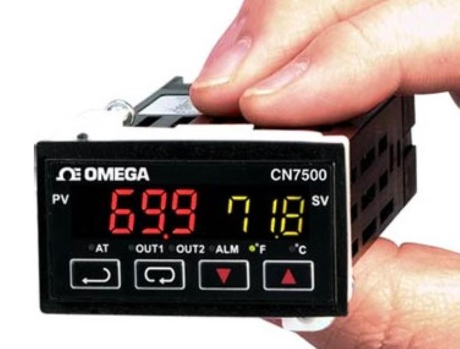 Omega CN7553 - Controlador PID de temperatura y proceso de doble salida de 4 a 20 mA, relé y RS485