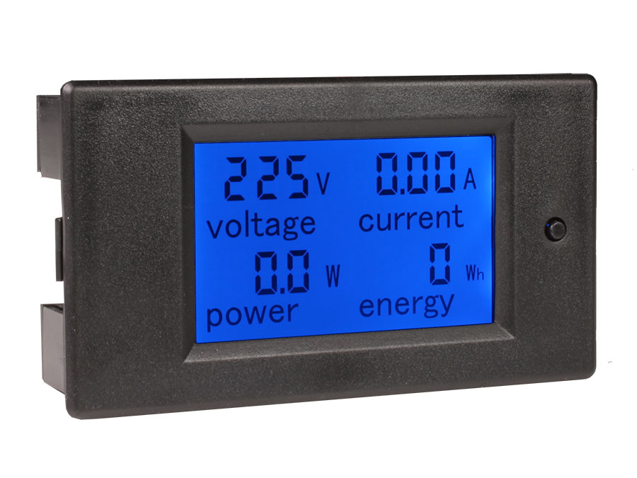 LED Panel Meter 4-in-1: Voltmeter, Ammeter, Wattmeter, and Energy Consumption Meter