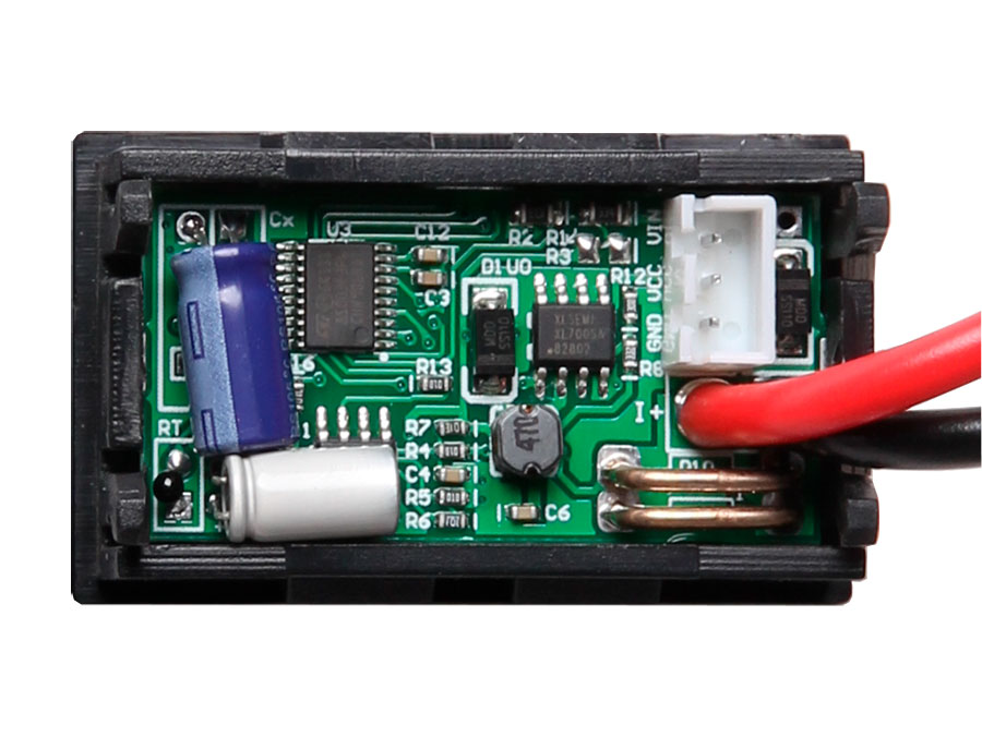Instrumento de Painel Multifuncional com Voltímetro, Amperímetro, Wattímetro, Temperatura,