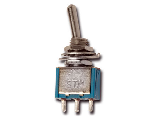 Interruptor Conmutador Palanca Pequeño 2P 1C