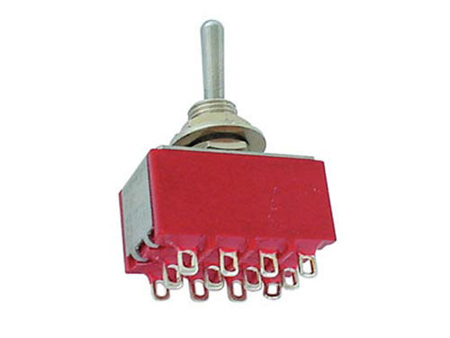 2p 4c Small Two Way Toggle Switch
