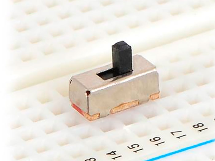 Interrupteur Commutateur à Glissière Miniature 2P 1C