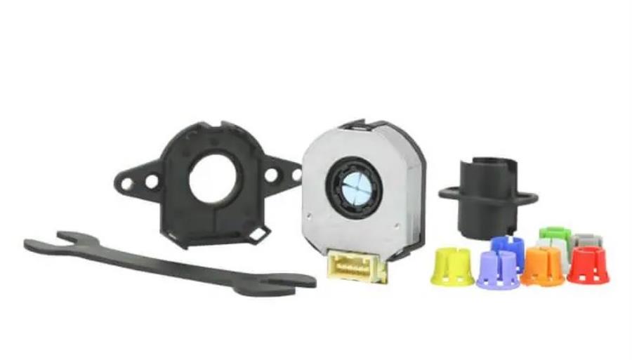 Same Sky AMT213D-V - Encoder rotatorio axial con resolución 12 bits y velocidad 2 Mbps