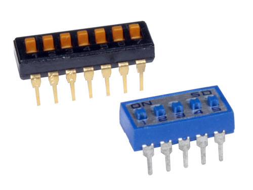 Low Profile Horizontal DIP Switch 3 Positions