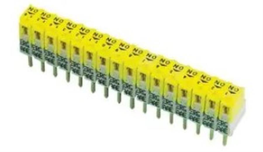 ITW ERG JSA4-16-G0 - DIP Sub-Miniature Switch - 16 Positions - 279-9853