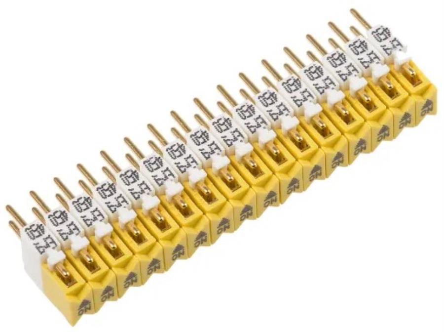 ITW ERG JSA4-16-G0 - DIP Sub-Miniature Switch - 16 Positions - 279-9853