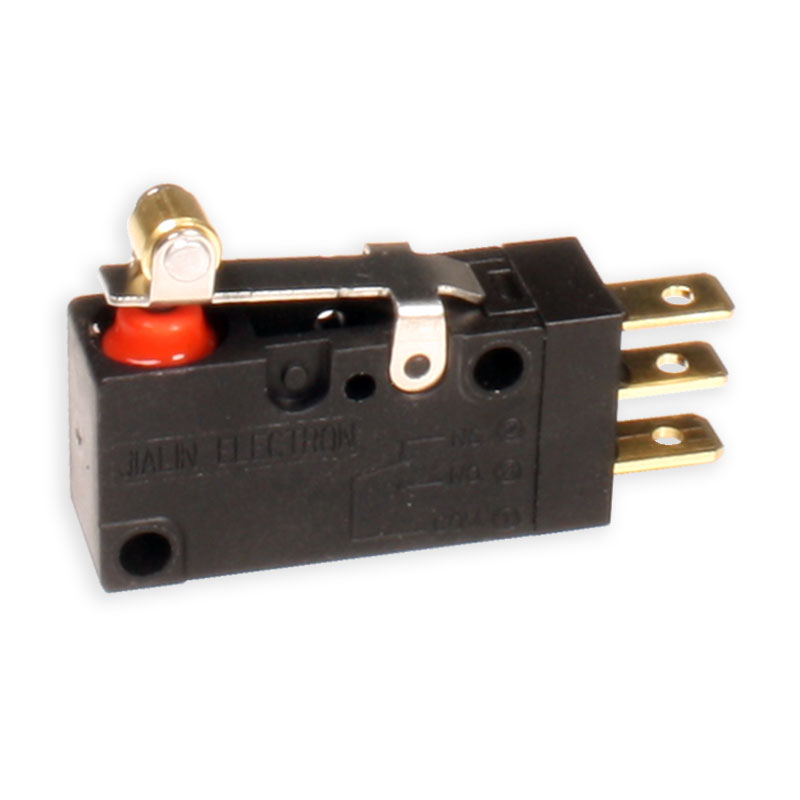 Interrupteur de fin de course étanche moyen (micro-interrupteur) avec levier court et galet. - CT760E