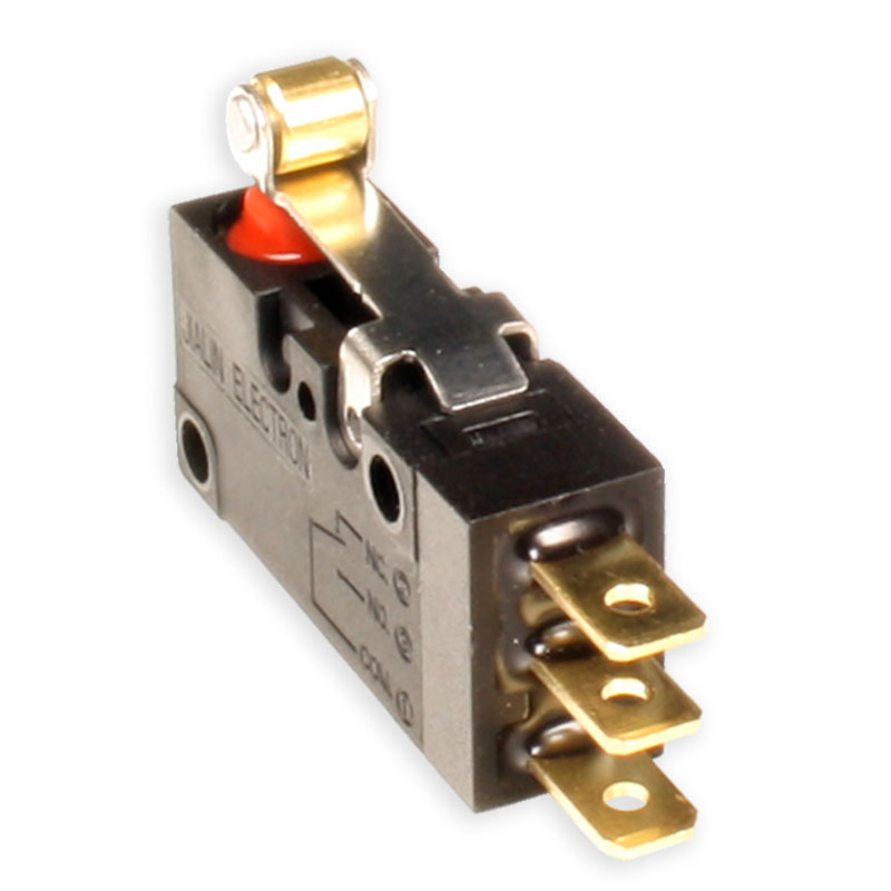 Interrupteur de fin de course étanche moyen (micro-interrupteur) avec levier court et galet. - CT760E