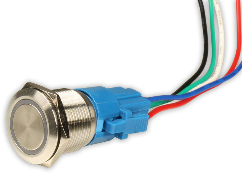 SWITCHTRONIX - Prise de connexion Bouton-poussoir Série 19, L=150mm