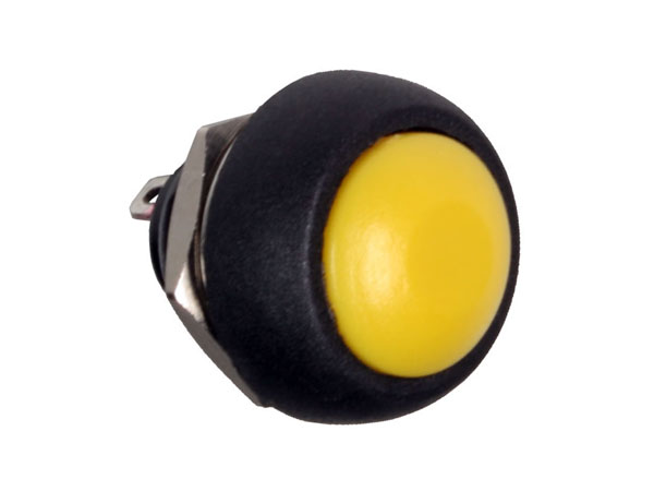 SWITCHTRONIX Serie 29 - Botão de Pressão Painel - 1NA - Amarelo