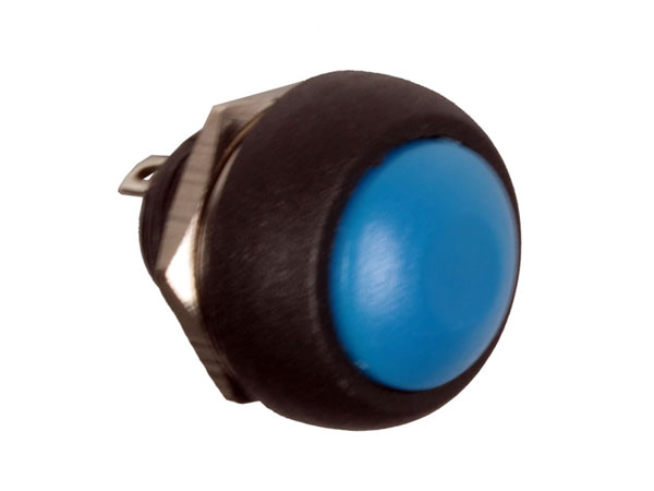 SWITCHTRONIX Serie 29 - Botão de Pressão Painel - 1NA - Azul