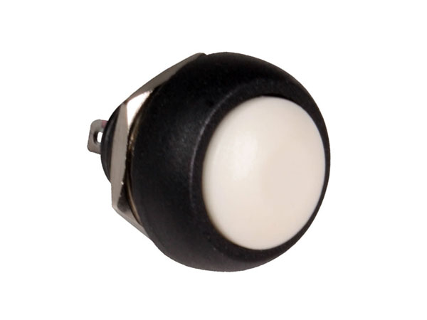 SWITCHTRONIX Serie 29 - Botão de Pressão Painel - 1NA - Branco