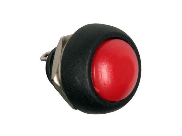 SWITCHTRONIX Serie 29 - Botão de Pressão Painel - 1NA - Vermelho