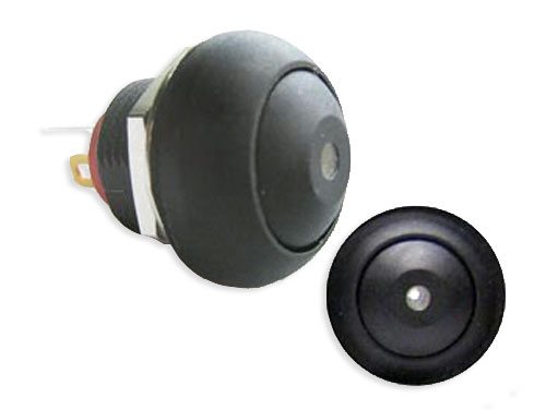 Serie 33 - Miniature Panel-Mount Push Button Switch - 1NO - White - R1396W