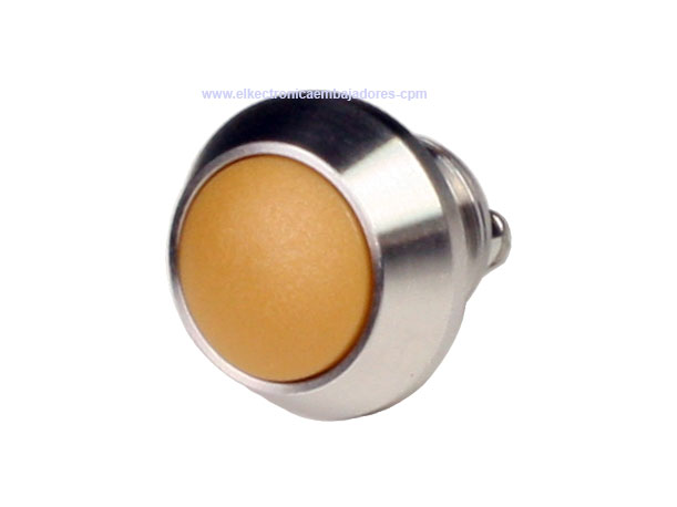 Serie 29 - Panel-Mount Push Button Switch - 1NO - Yellow - IP65 - Screw Connection - DSKPM12SBSNSN2PR000 YELLO