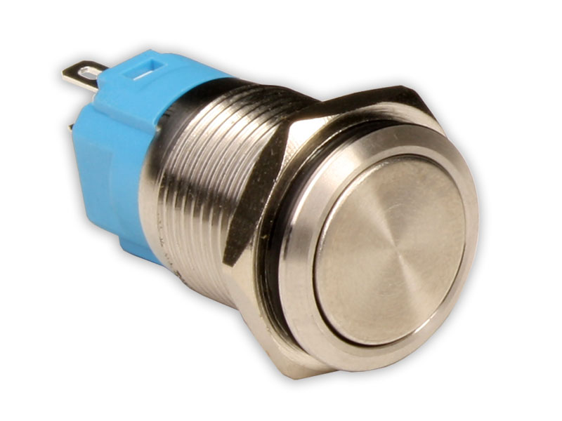 SWITCHTRONIX Serie 40 - Botão Painel Antivandalismo Não Intertravado - IP67 - Ø16 mm - 1NO + 1NC 