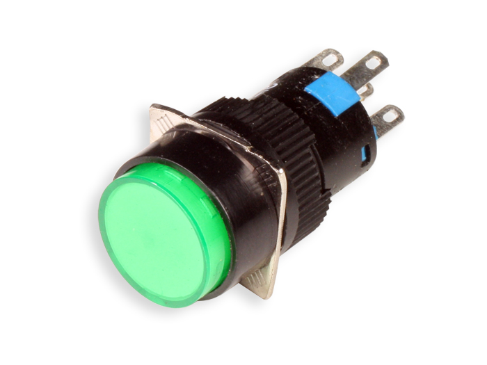 Push button 16mm alca. Push button 16mm alca