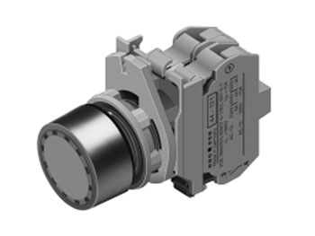 EAO Serie 44 - Actionneur, Poussoir - 22 mm - Vert - 44-746.65