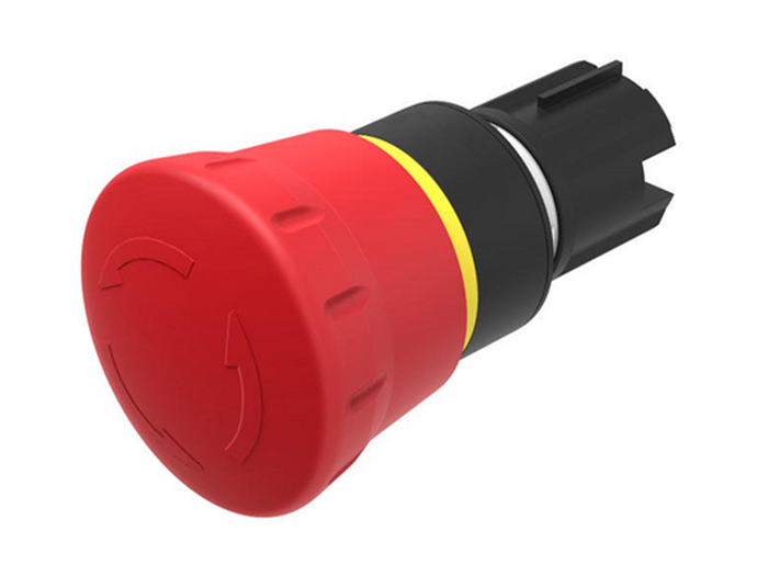 EAO Serie 45 - Actuador Seta Emergencia - Ø22,5 mm - Girar para Liberar - 45-2C36.1920.000