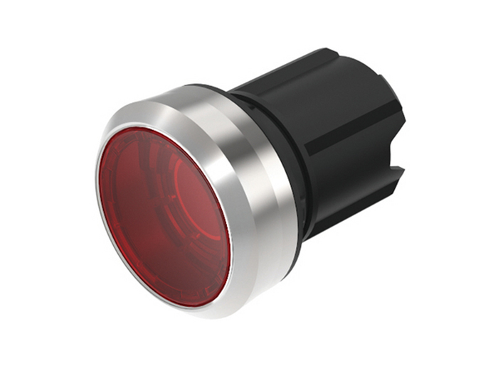 EAO Serie 45 - Actuador Pulsador - Iluminado Ø22,5 mm - Rojo - 45-2231.31E0.000
