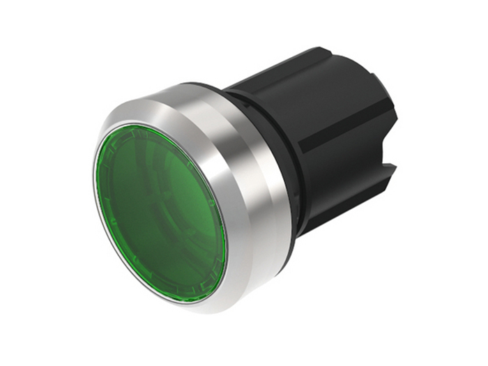 EAO Serie 45 - Illuminated Push Button Actuator, Momentary - Ø22,5 mm - Green - 45-2231.31H0.000