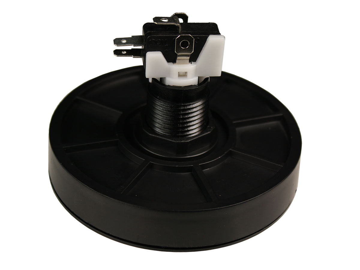 SWITCHTRONIX Serie 95 - Ø100 mm - Big Dome Arcade Panel-Mount Push Button - Illuminated Green - LED 12 V