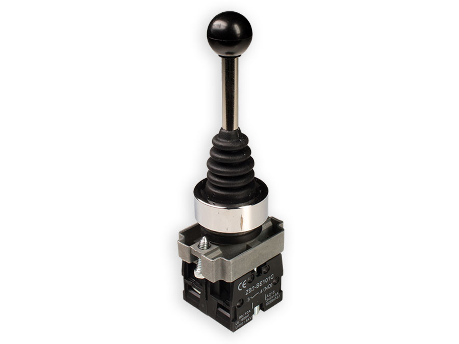 SWITCHTRONIX Serie BZ - Joystick 2 positions avec retour au centre - Ø22,5MM