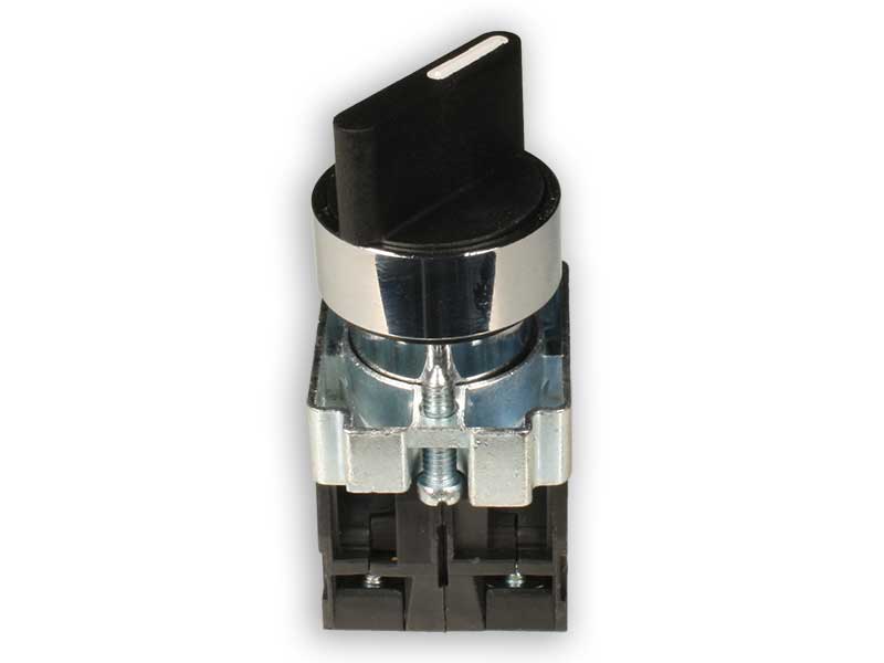 SWITCHTRONIX Serie BZ - Sélecteur Actionneur 3 Positions Fixes ou Maintenues - Ø22.5 mm