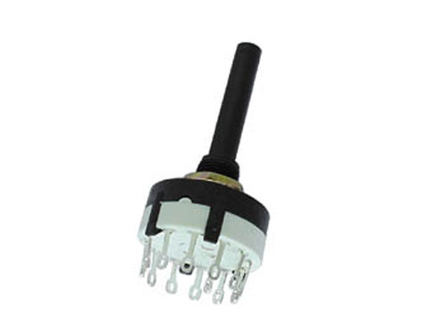 Longitud Eje 20 mm 3 Circuitos 12 Posiciones Interruptor Conmutador Rotativo Longitud Eje 20 mm 3 Circuitos 12 Posiciones Interruptor Conmutador Rotativo