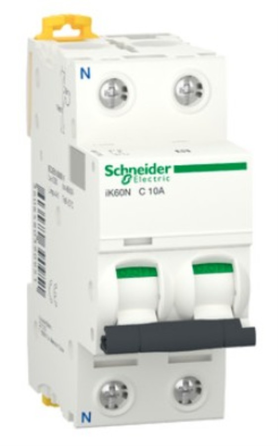 Scheneider Electric Acti9 iK60N A9K17610 - Magnetothermal - 1P+N - 10A - C Curve - 6kA - A9K17610