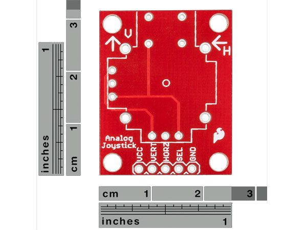 Carte pour Joystick Analogique PS2