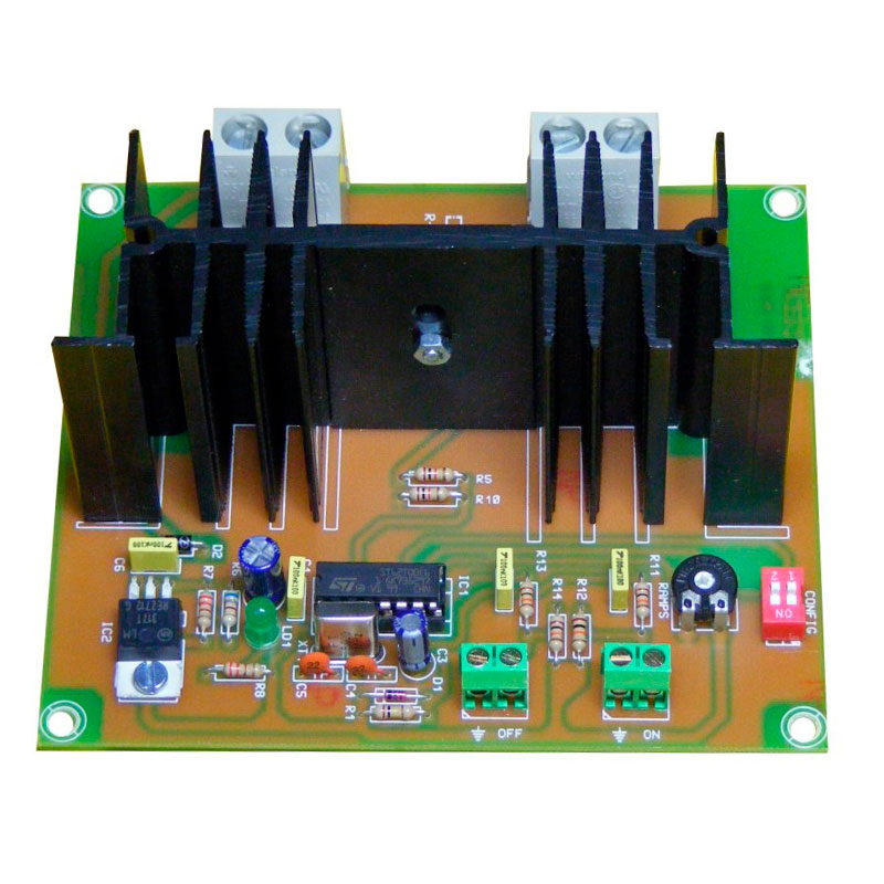 Cebek R-33 REGULADOR DE LUZ CC 25A - Variateur PWM d’éclairage et de vitesse pour moteurs CC par boutons-poussoirs, 8–30 V, 25 A - R-33