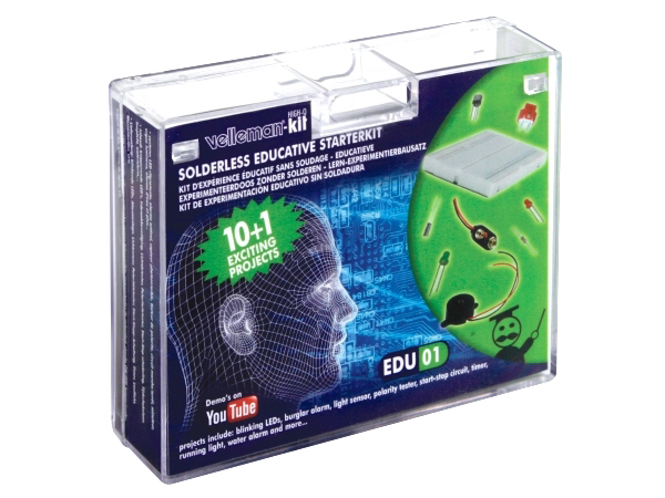 Kit - experimento educacional - sem solda - EDU01
