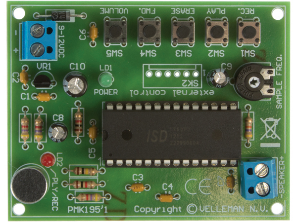 Minikit - Módulo de Gravação-Reprodução