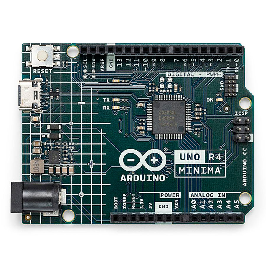 Arduino UNO R4 MINIMA - Carte microcontrôleur basée sur le RA4M1 - ABX00080